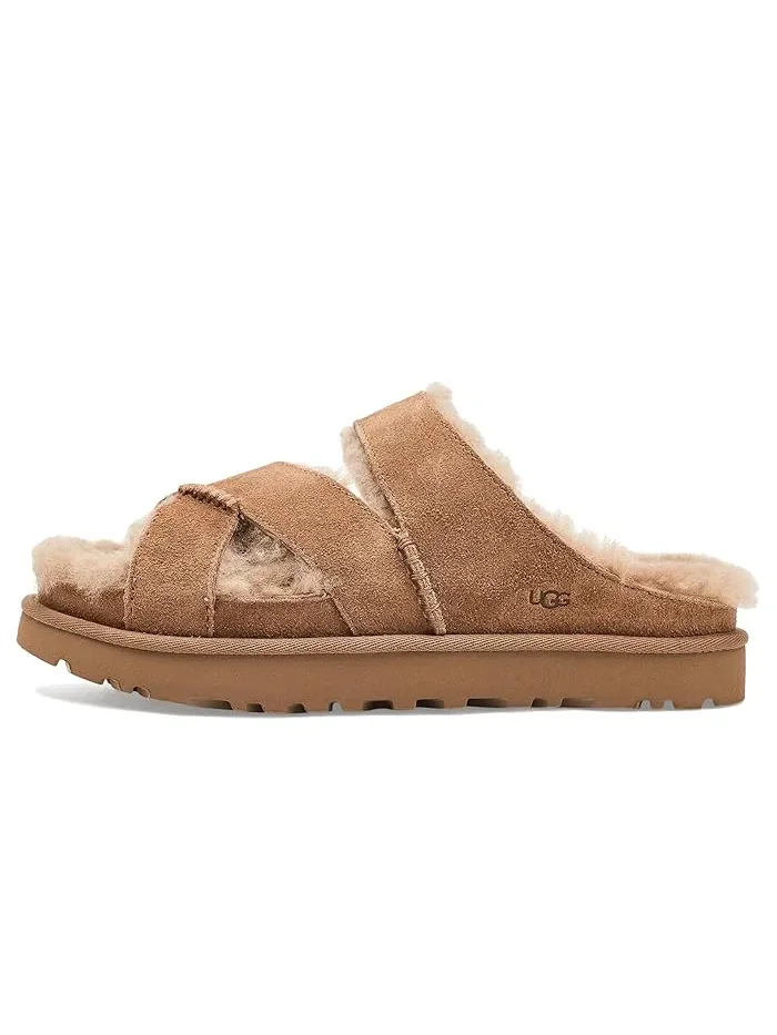 Тапочки с перекрестными ремешками Greenport UGG — 5