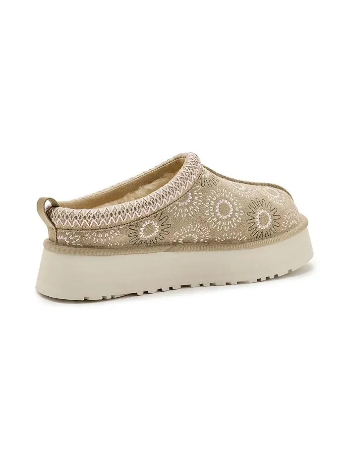 Тапки с вышивкой Tazz Sun Stitch UGG — 4