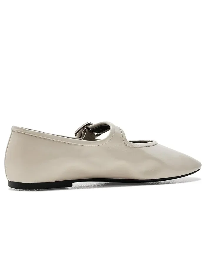 Туфли балетки кожаные Ashley Mary Jane Flats Amie Rafa — 4