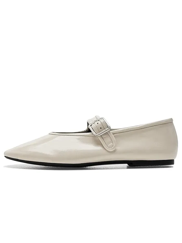 Туфли балетки кожаные Ashley Mary Jane Flats Amie Rafa — 5