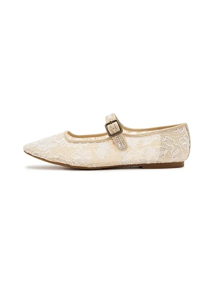 Балетки с кружевом Tannyr Floral Lace Sandal Lucky Brand — 5
