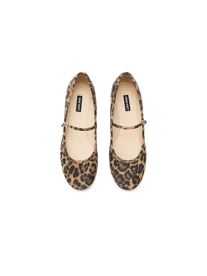 Балетки Nine West Classik, Leopard Suede — 3