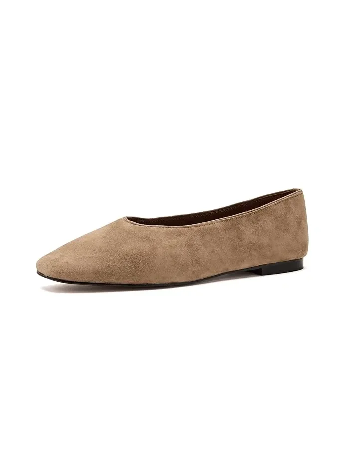 Балетки замшевые The Mylie Ballet Flat Madewell — 2