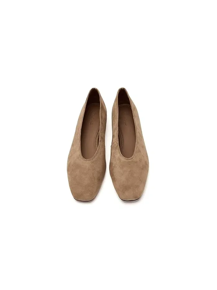 Балетки замшевые The Mylie Ballet Flat Madewell — 3