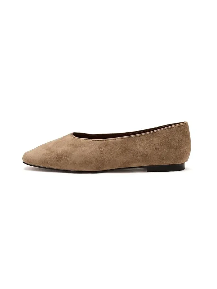 Балетки замшевые The Mylie Ballet Flat Madewell — 5