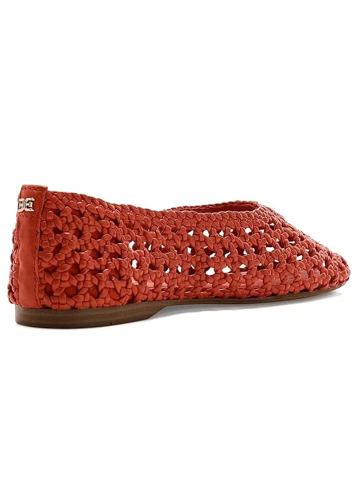 Балетки плетеные кожаные Shira Sam Edelman — 4