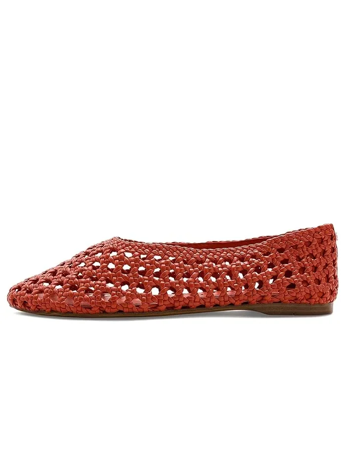 Балетки плетеные кожаные Shira Sam Edelman — 5
