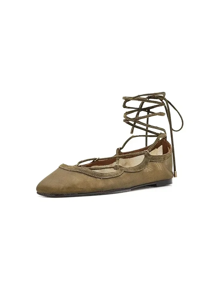 Балетки Greta Lace-Up Mesh Madewell — 2