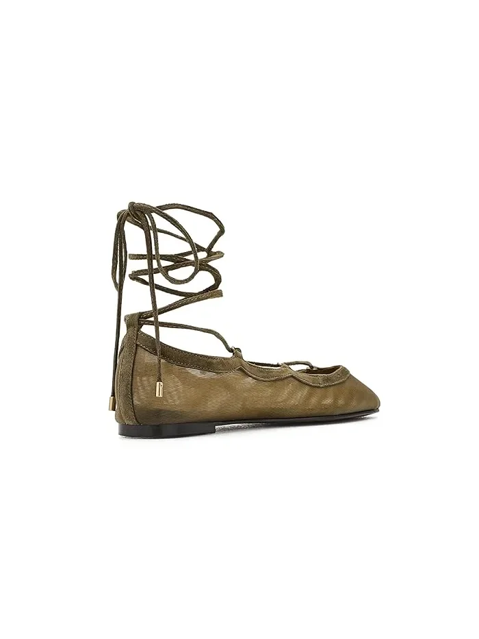 Балетки Greta Lace-Up Mesh Madewell — 3
