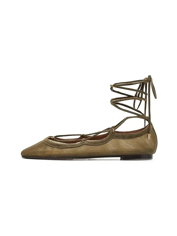 Балетки Greta Lace-Up Mesh Madewell — 5