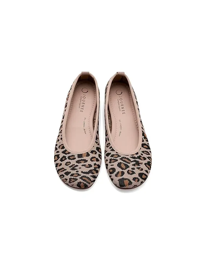 Туфли балетки Aria Journee Collection, Leopard — 3