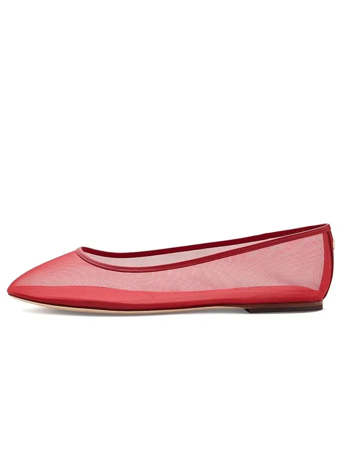 Туфли балетки с кожаной отделкой Jayna Lauren Ralph Lauren — 5