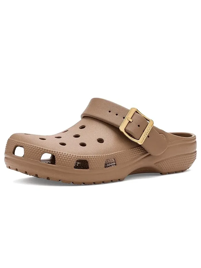 Клоги Classic Buckle Клоги Crocs, Metallic Sepia — 2