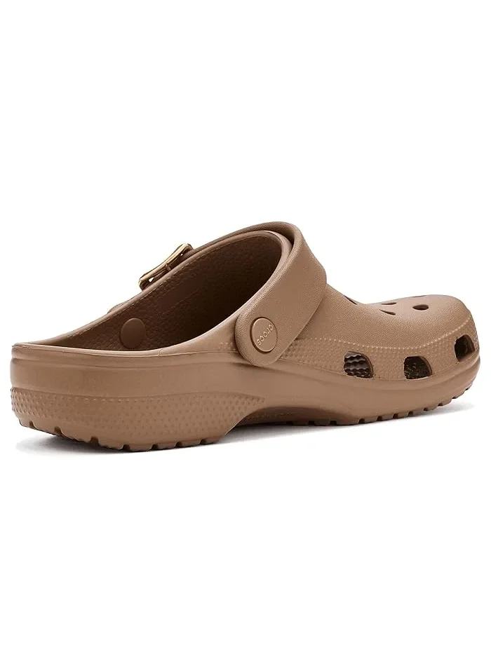 Клоги Classic Buckle Клоги Crocs, Metallic Sepia — 4