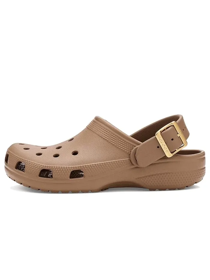 Клоги Classic Buckle Клоги Crocs, Metallic Sepia — 5