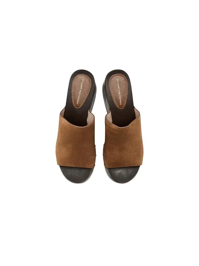 Клоги Kate Clog Slide Stuart Weitzman, Doe — 3