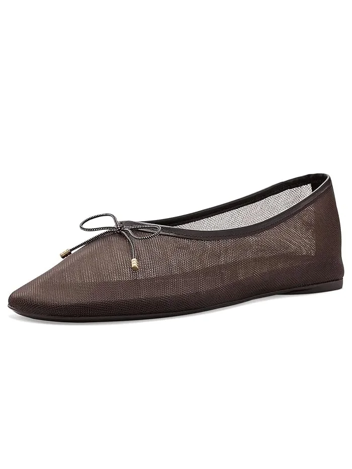 Балетки с квадратным носом Poppi rag & bone, Mocha Mesh — 1
