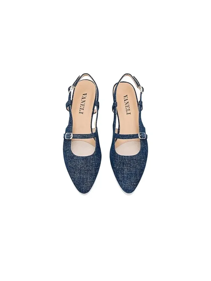Туфли с джинсовым верхом Gauri Vaneli, Jeans Lino Prt — 3
