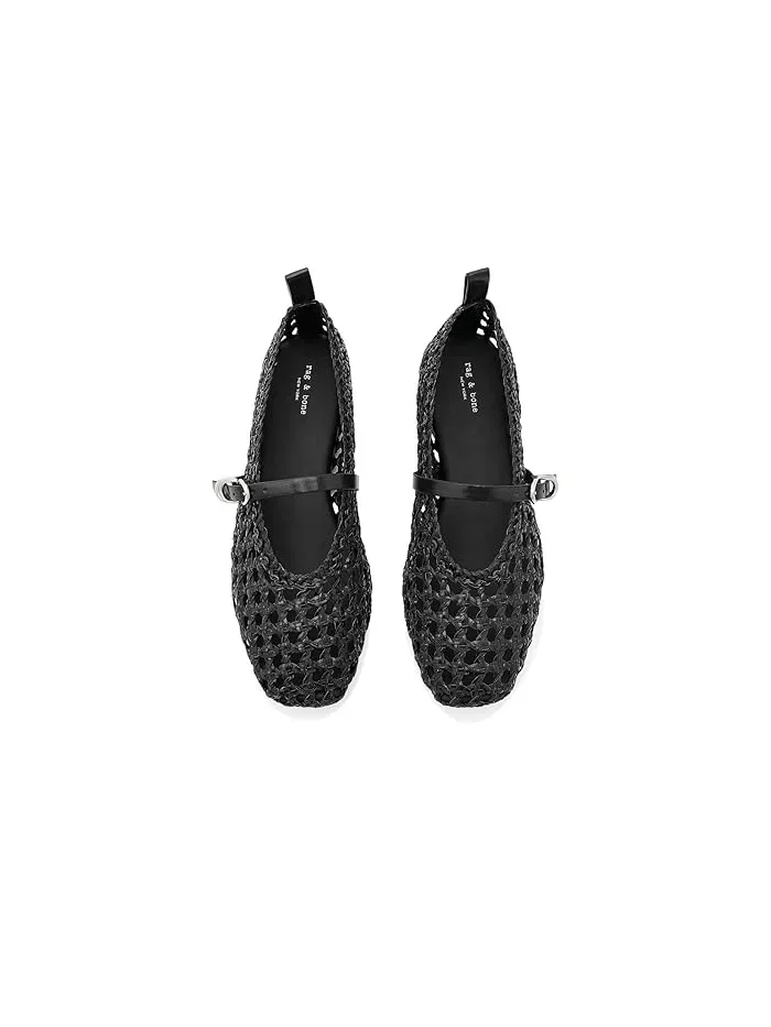 Туфли Mary Jane из плетеной искусственной кожи Spire rag & bone — 3