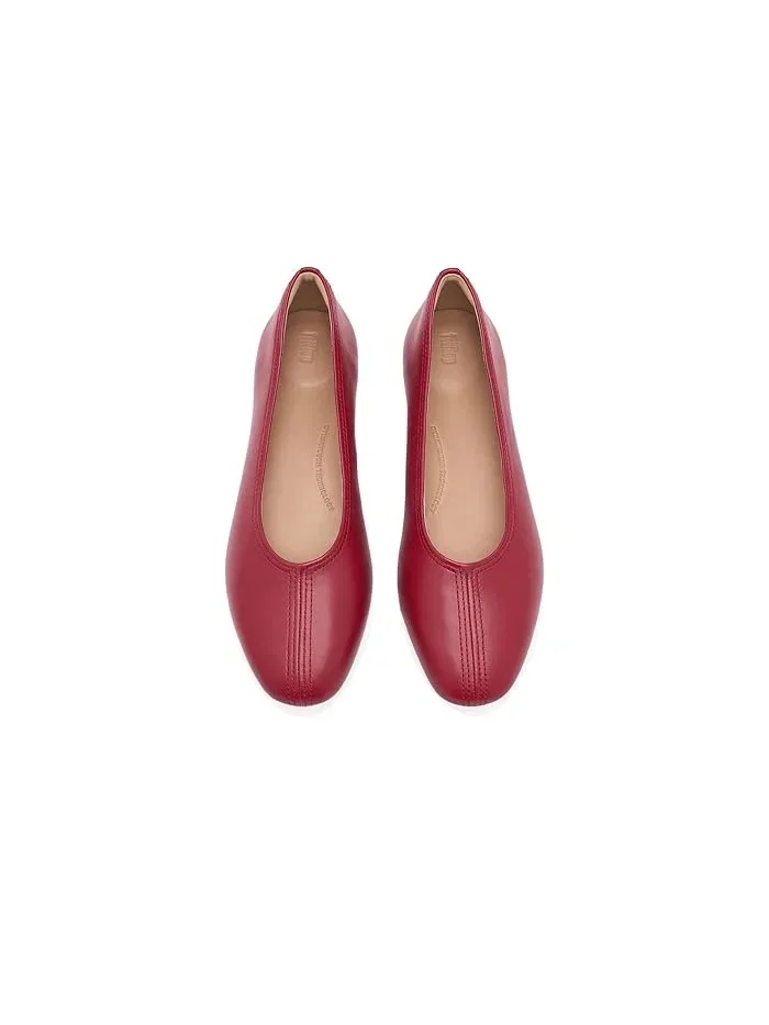Балетки кожаные Delicato High-Cut FitFlop — 3