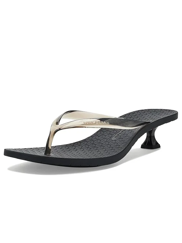 Шлепанцы на каблуке Jelly Heels Flip-Flops 40mm Tory Burch — 1