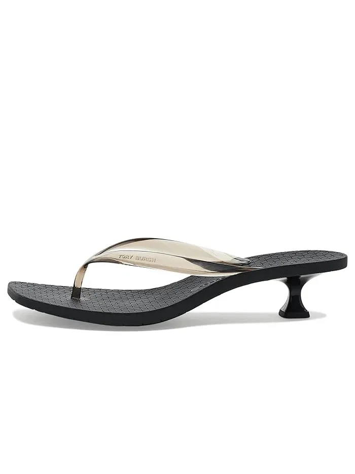 Шлепанцы на каблуке Jelly Heels Flip-Flops 40mm Tory Burch — 5