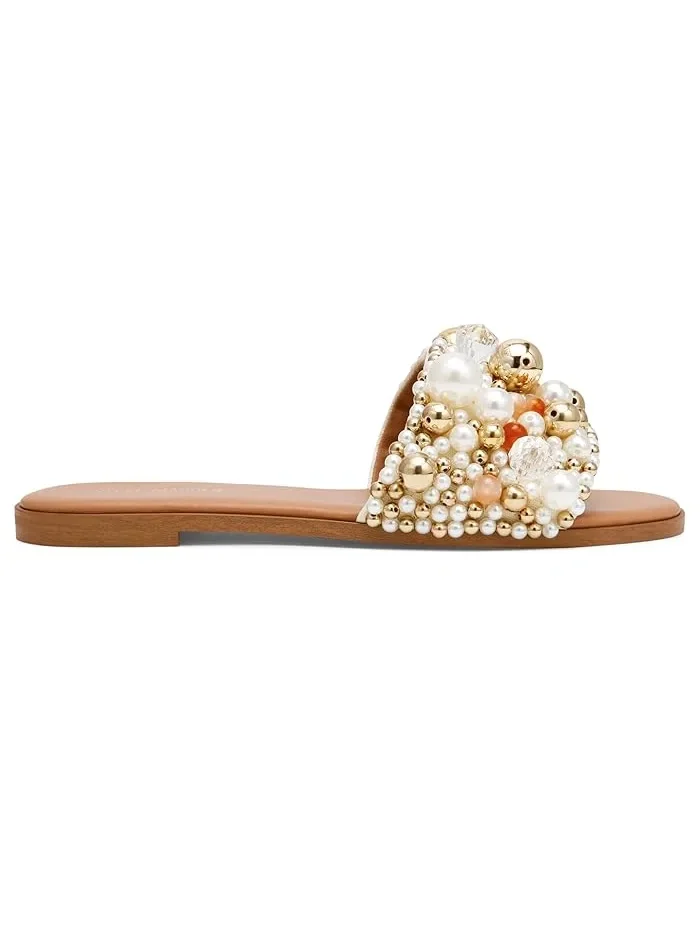 Сандалии-Шлепанцы с декором Klio Steve Madden — 5