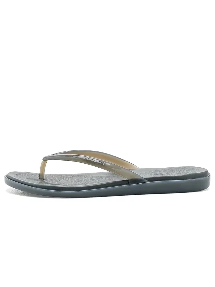 Сандалии-вьетнамки Miami Round Toe Crocs, Carbon Jelly — 5