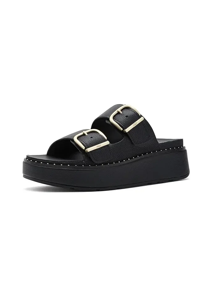 Шлепанцы FitFlop Gen FF Max Buckle Tumbled Leather — 2