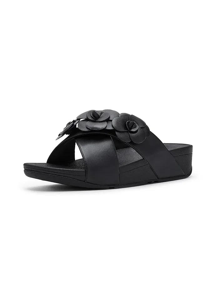 Шлепанцы с цветочным дизайном Lulu Flower Cross FitFlop — 1