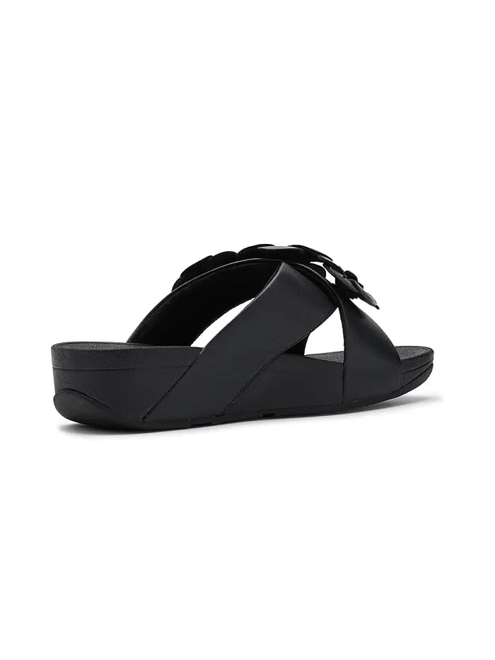 Шлепанцы с цветочным дизайном Lulu Flower Cross FitFlop — 4