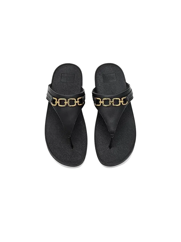 Сандалии с квадратной цепью Lulu FitFlop — 3