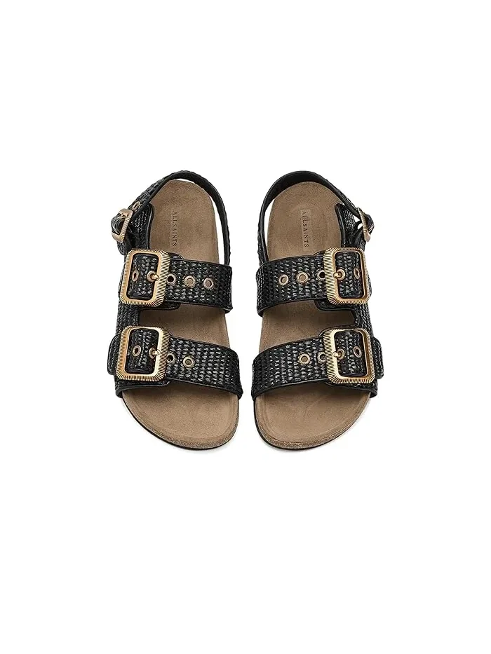 Сандалии плетеные Staffa Raffia AllSaints — 3