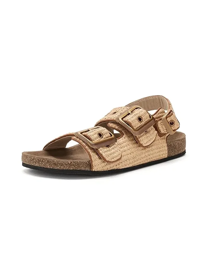 Сандалии с плетением Staffa Raffia AllSaints