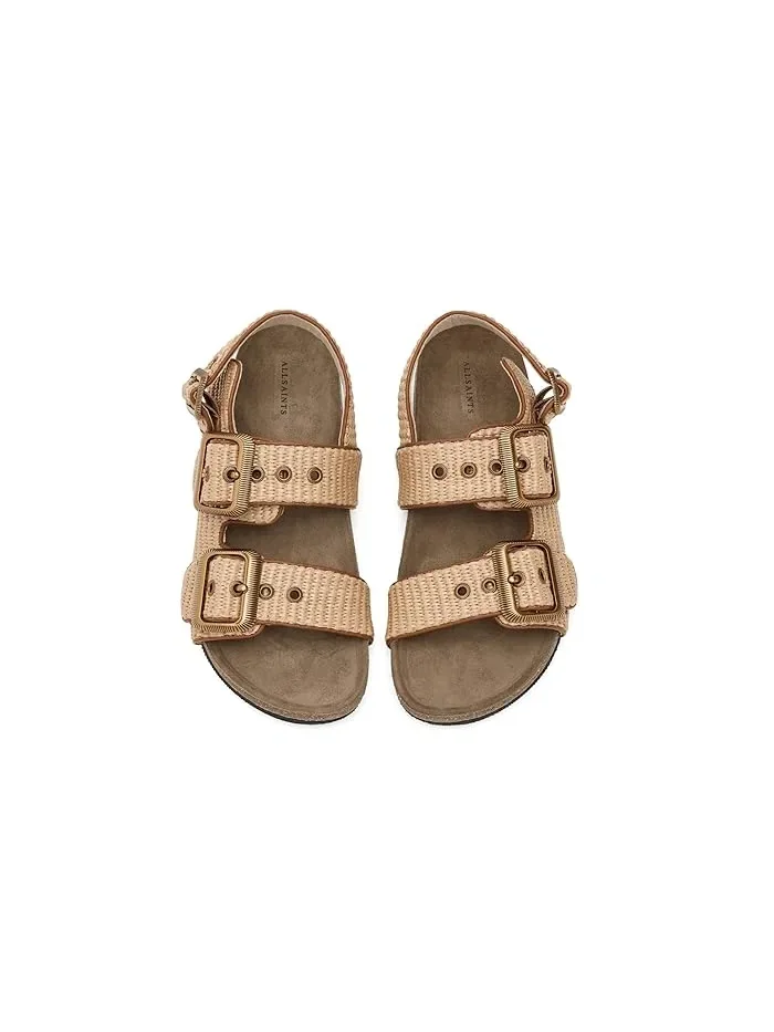 Сандалии с плетением Staffa Raffia AllSaints — 3