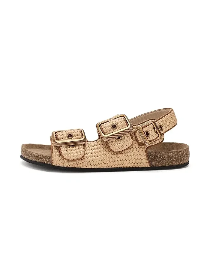 Сандалии с плетением Staffa Raffia AllSaints — 5