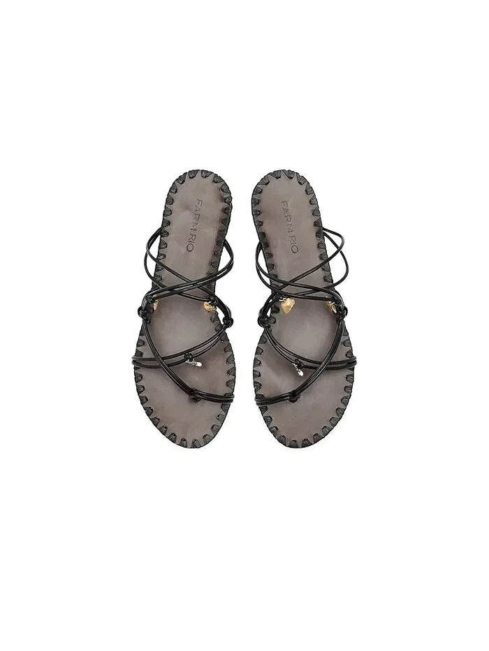 Сандалии с ремешками Sea Flat Sandals FARM Rio — 3