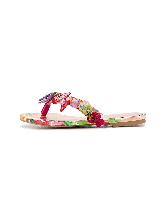 Сандалии с цветочным принтом Doloris Blue by Betsey Johnson — 5