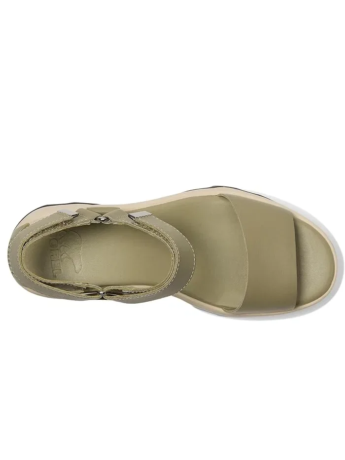 Босоножки на каблуке Kinetic Aura Y-Strap SOREL, Dusty Twill/Gum 18 — 3