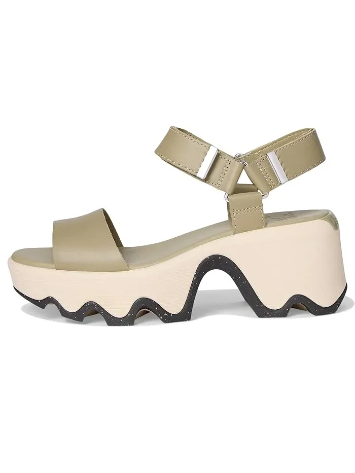 Босоножки на каблуке Kinetic Aura Y-Strap SOREL, Dusty Twill/Gum 18 — 5