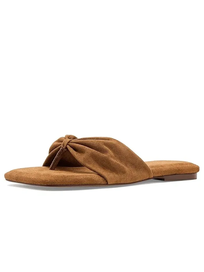 Сандалии Tia Ruched Vegan Suede Sandals Free People — 2