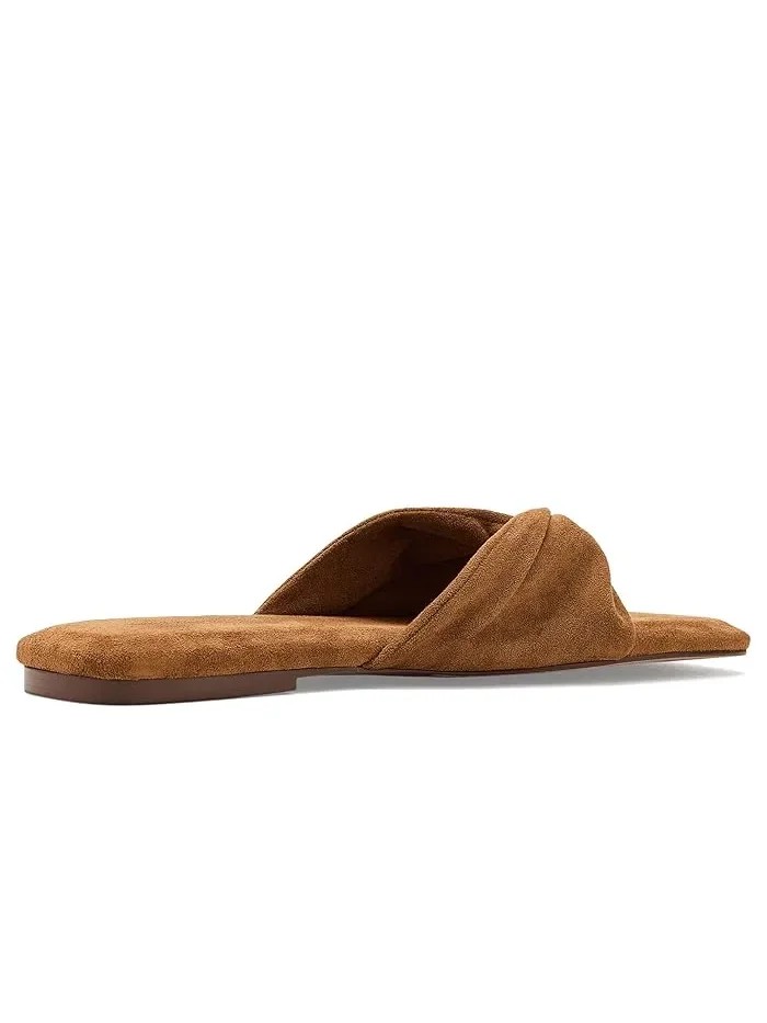 Сандалии Tia Ruched Vegan Suede Sandals Free People — 4