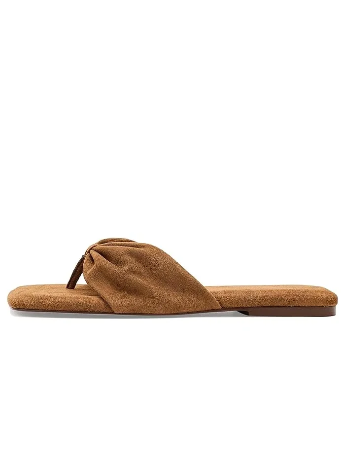 Сандалии Tia Ruched Vegan Suede Sandals Free People — 5