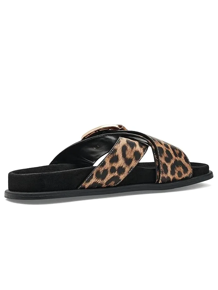 Сандалии с пряжкой Elektra Vintage Havana, Leopard — 4