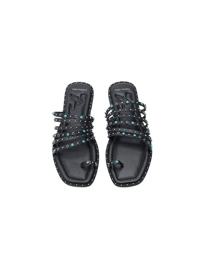 Сандалии с металлическими заклепками Santa Fe Free People — 3