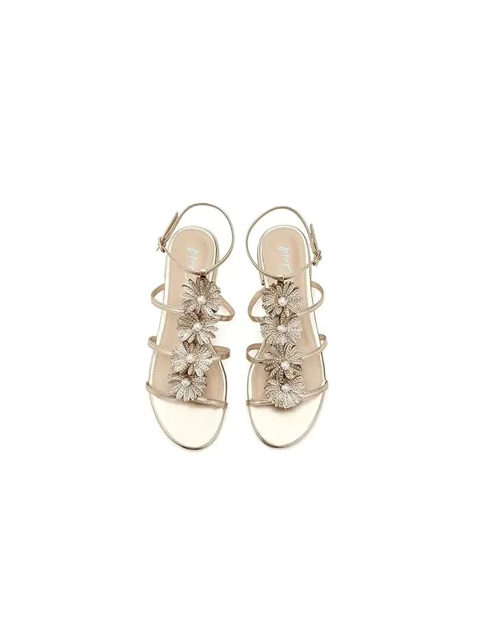 Сандалии с цветами Joyce Blue by Betsey Johnson — 3