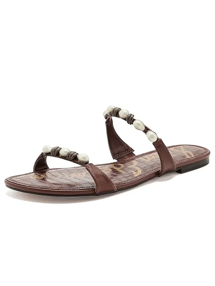 Сандалии с бусинами Cian Sam Edelman, Burnt Brandy — 2