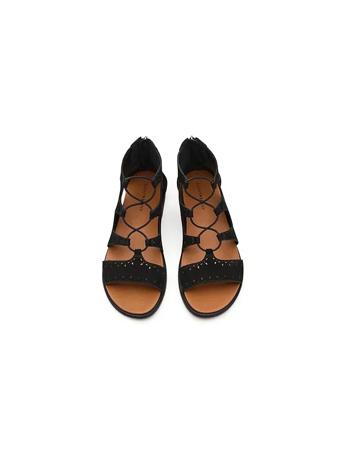 Сандалии гладиатор перфорированные Sartea Lucky Brand — 3