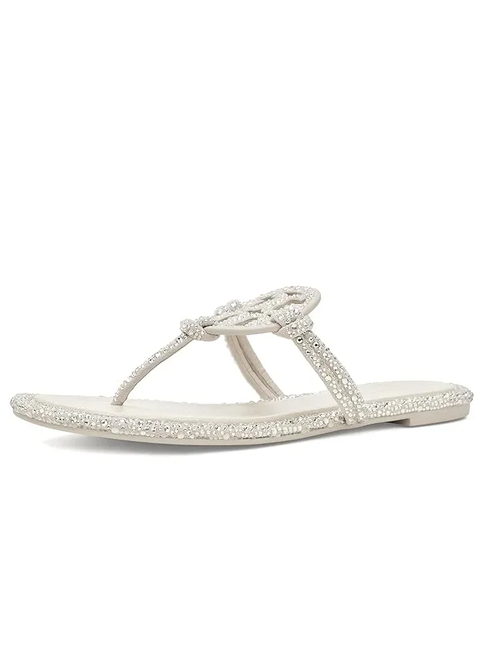 Сандалии с кристаллами Miller Tory Burch