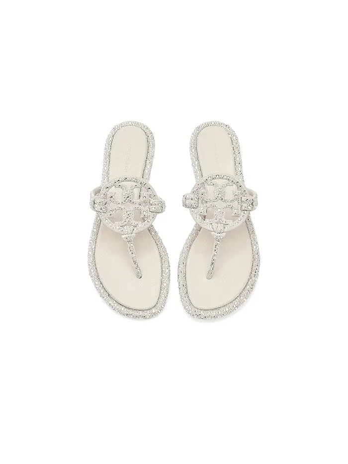 Сандалии с кристаллами Miller Tory Burch — 3
